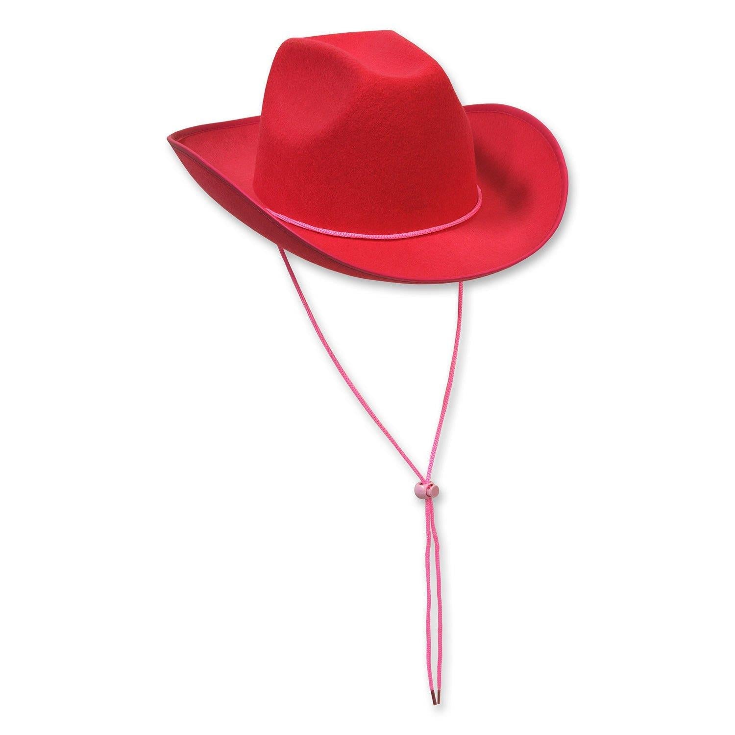 Pink Felt Adult Cowboy Hat