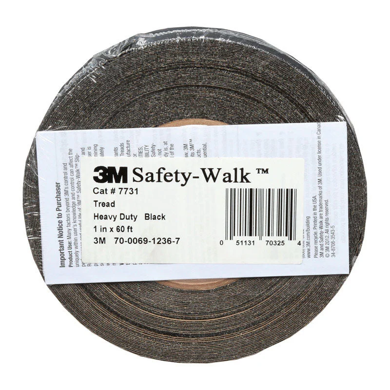 3M Safety-Walk Black Anti-Slip Tape 1 in. W X 60 ft. L