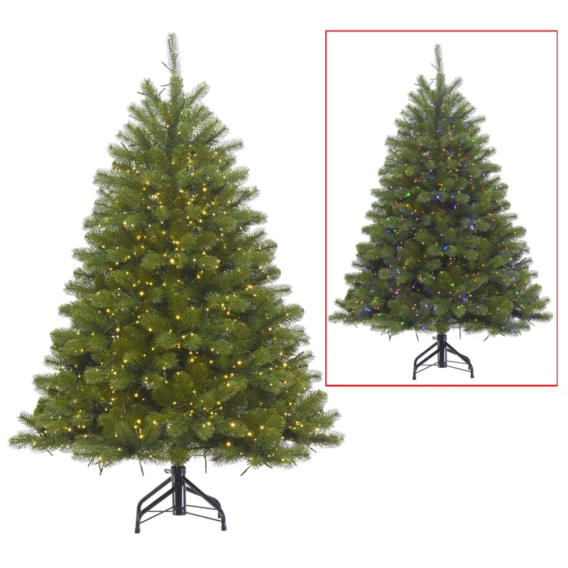 4.5' Colorado Galaxy Fir Starry LED Pre-Lit Artificial Christmas Tree