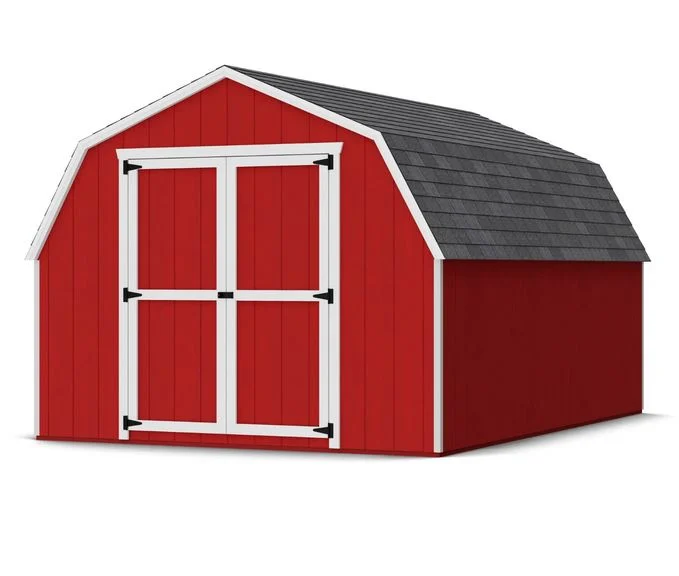 Value Series Gambrel Barn w/ 4 Foot Sidewalls (Multiple Sizes Available)