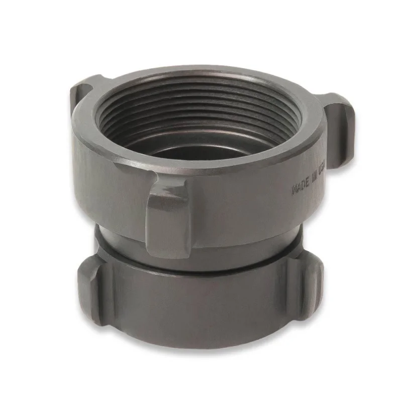 4" NH (NST) Female Swivel x 4" NH (NST) Female Rigid Adapter Aluminum