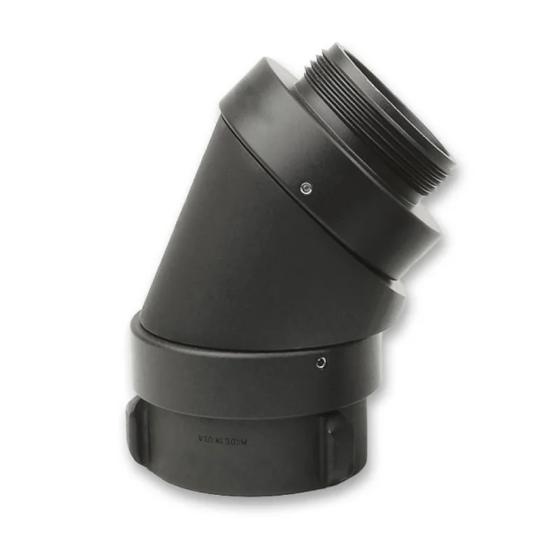 4" NH (NST) Female x 4" NPT Male 45 Degree Elbow Aluminum