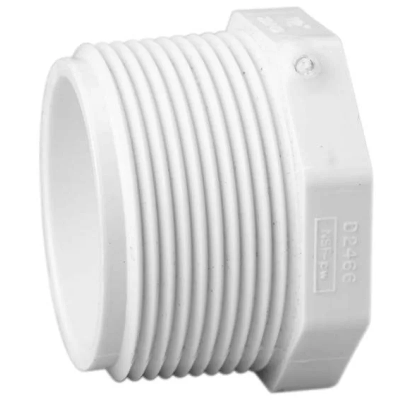 4" Sch 40 PVC Plug - MIPT 450-040