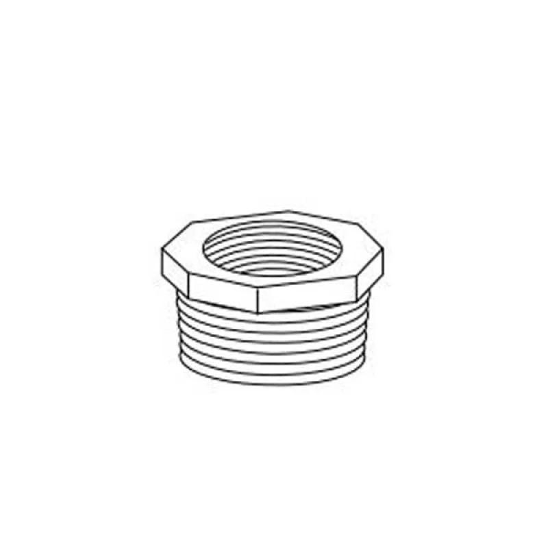 4" X 1-1/2" Black Malleable Iron Hexi Bushing (35159)