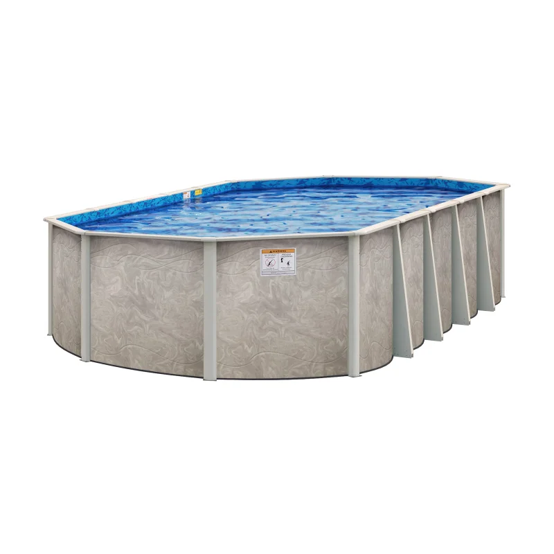 41' x 21' Oval Above-Ground Pool with 52" Resin Wall | Bay Burst Resin | 35-Year Warranty