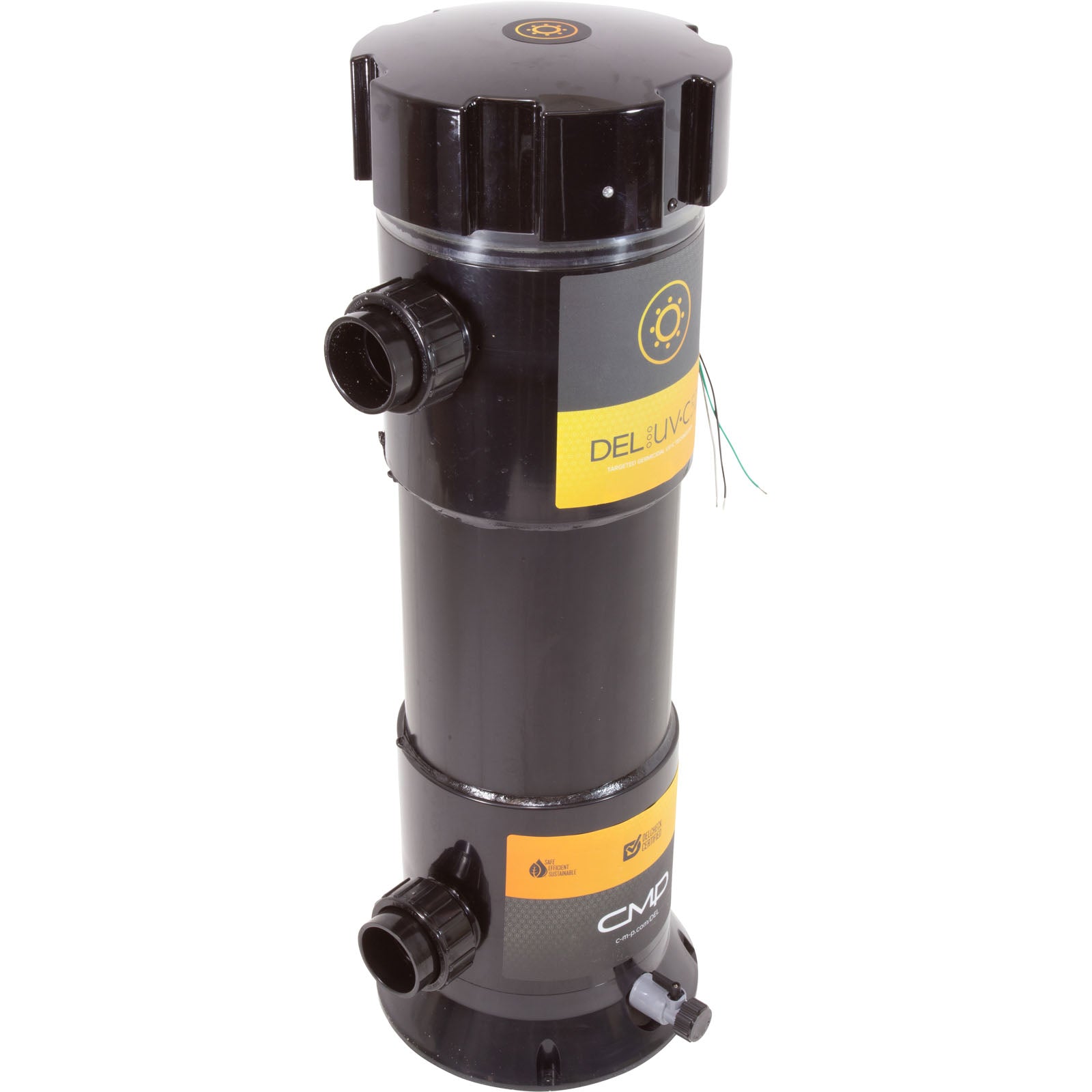 UV Sanitizer, Del Ozone UV-C 50, 115v/230v,Up To 50k Gallons