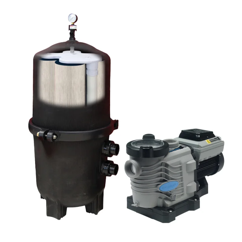 425 Sq. Ft. Black Diamond Pressure Cartridge Filter with 2.0 HP Variable Speed Pump
