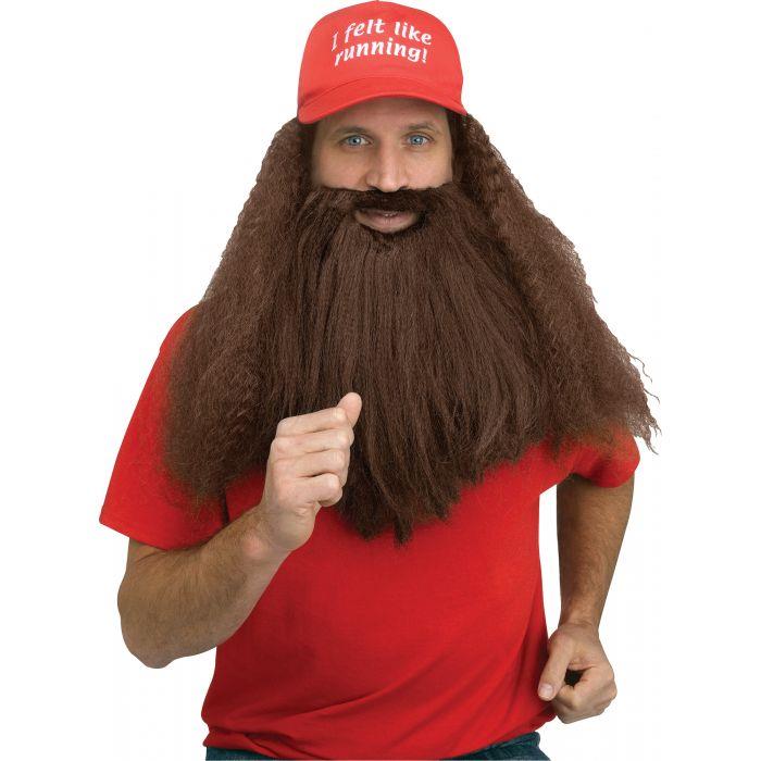 I Felt Like Running! Forrest GumpHat with Attached Hair and Beard