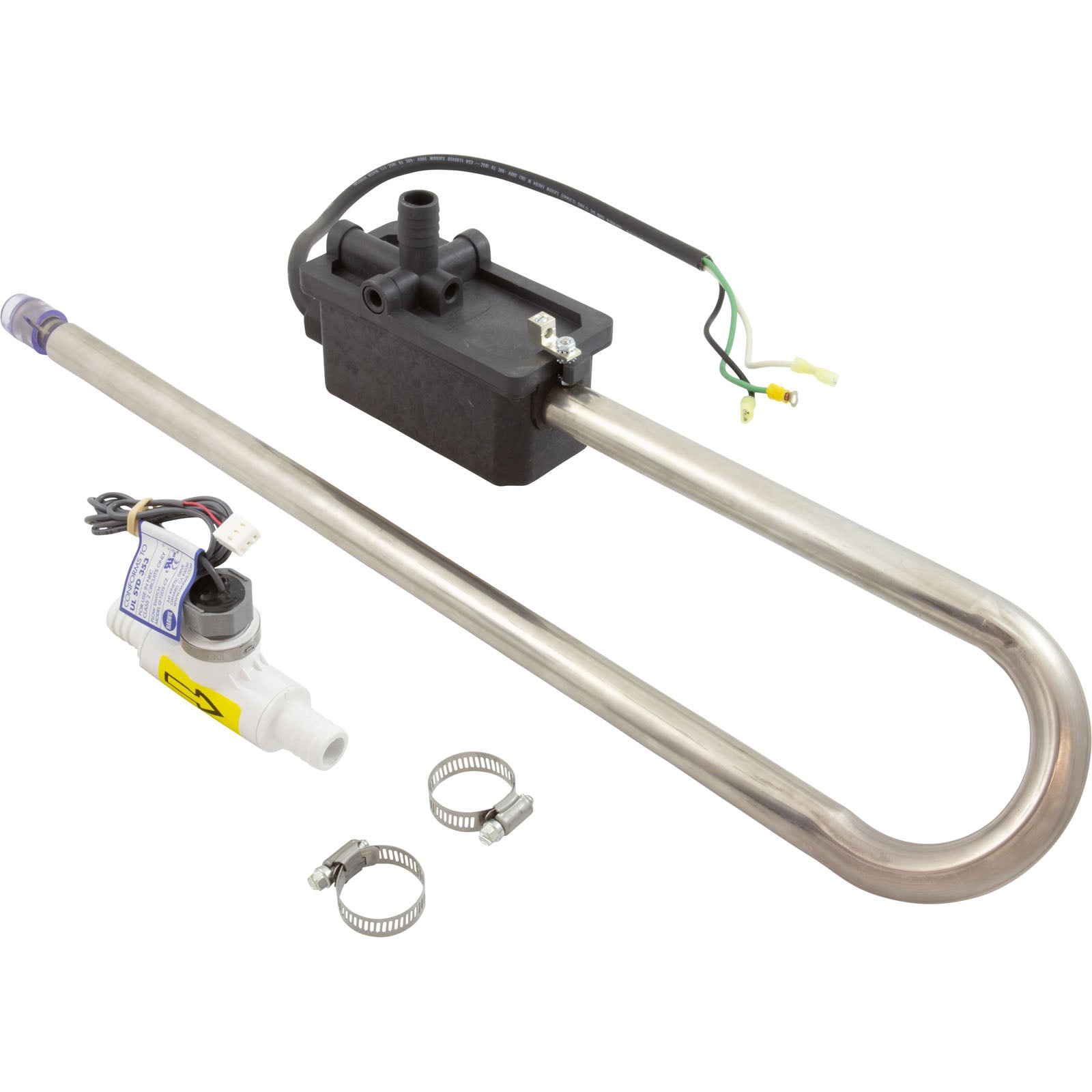 Heater Assy,4.0kW,240V,Laing Trombone Style w/HL &FlowSwitch