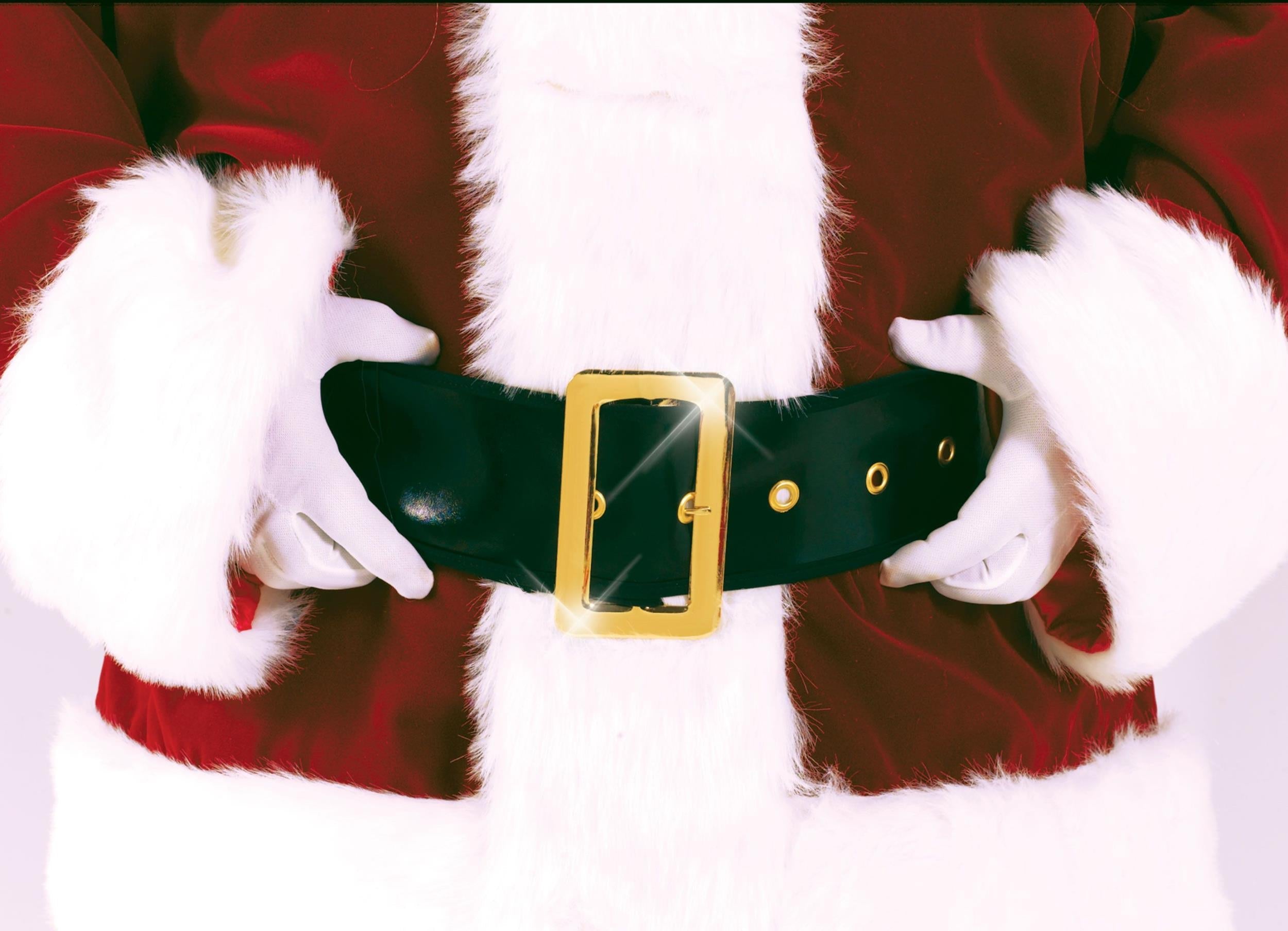 Santa or Pirate Adult Costume Belt 5" Wide 61" Long