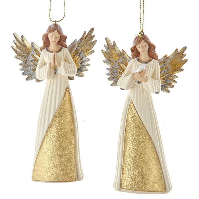 5.3" Gold Angel Ornament