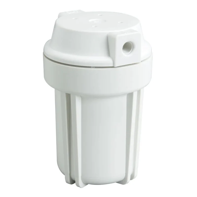 5" Neo-Pure SlimLine Flat Cap Housing NSF White Cap/White Sump 3/8" No Pressure Relief