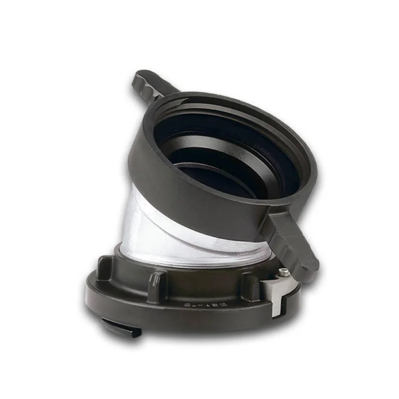 5" Storz x 5" NH (NST) Female Swivel LH 30 Degree Elbow Aluminum