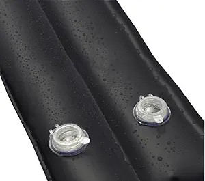 PoolStyle 1' x 8' 20 Gauge Double Water Tube Black, WTB-1012