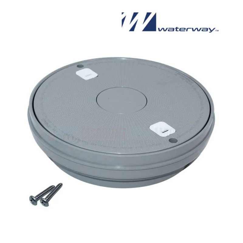 540-7807WW | Waterway Reversible Round Skimmer Lid Assembly | Gray