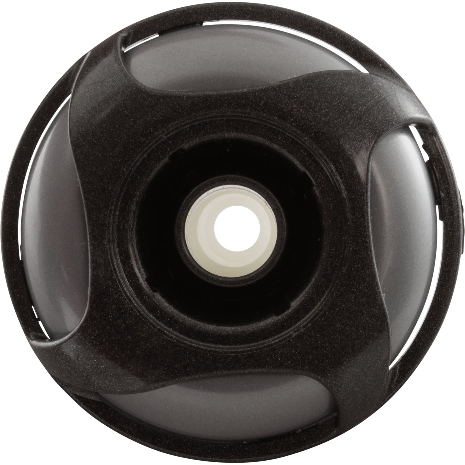 Jet Intl, WW Cluster Storm,Swirl,2-1/4"fd,Dir,SS/Dk Gry,Thd