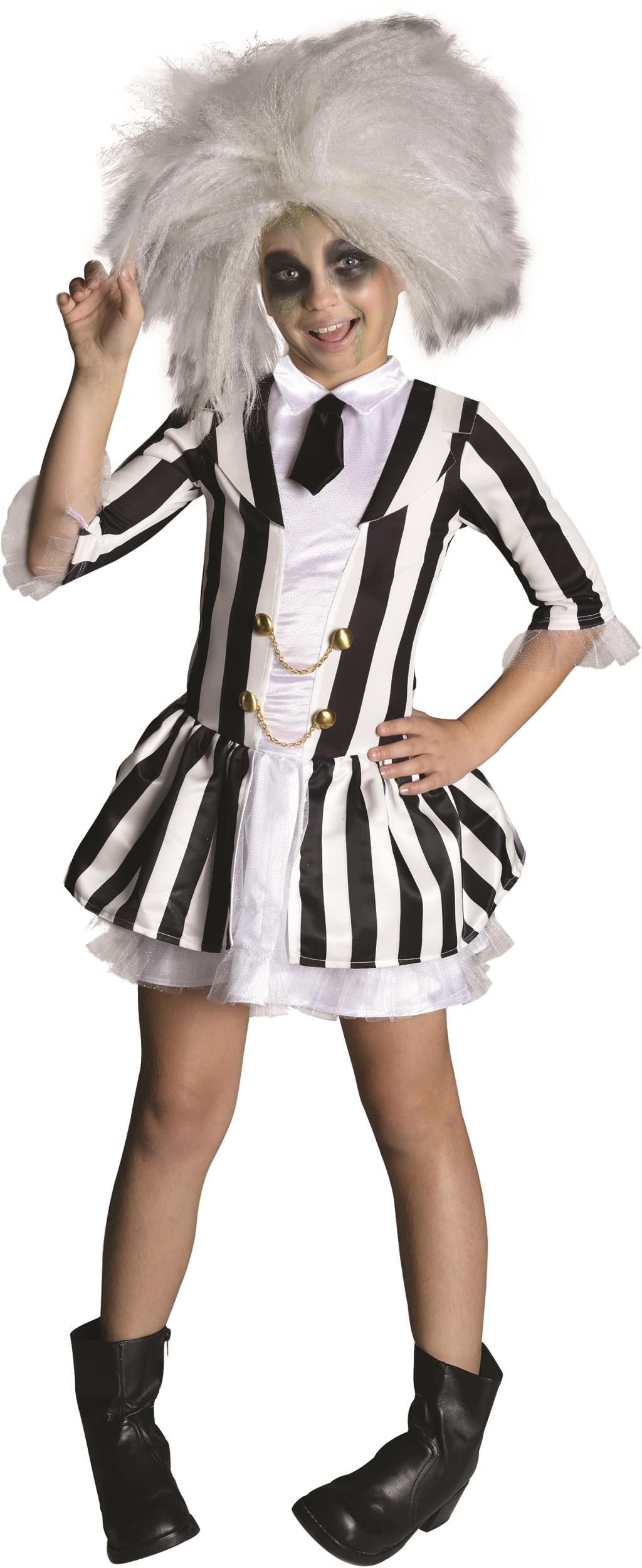 Beetlejuice Girls Dress Costume Large 12-14