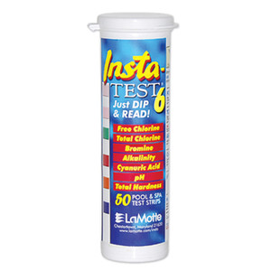 LaMotte Insta-Test 6 Plus Test Strips, 50/Bottle, 3028-BC-12 50
