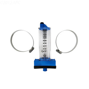 Rola-Chem 2" PVC 40 TO 150 GPM Top Mount Flowmeter, 570351T