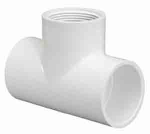 Tee - 2 Inch Slip x Slip x FIPT - Schedule 40