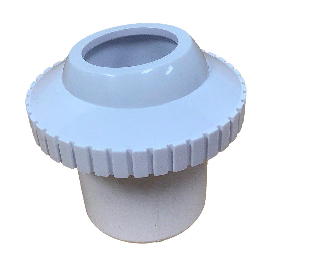 Directional Return Knock-In Fitting - 1-1/2 Inch Slip - 1 Inch Opening - White