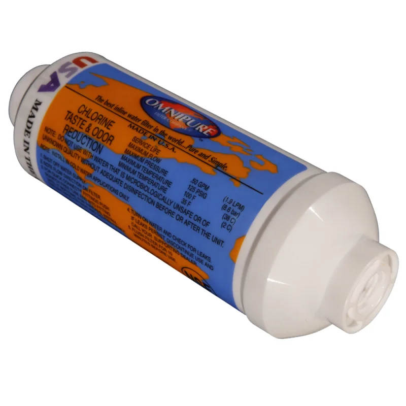 6" In-Line Carbon Filter | T33 Carbon |1/4" Female Connection | CL6RO T/33 | Omnipure (Replaces CL6ROT28-B & CL6ROT40-B)