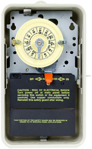 Intermatic Time Clock with Metal Weatherproof Case, T104R3