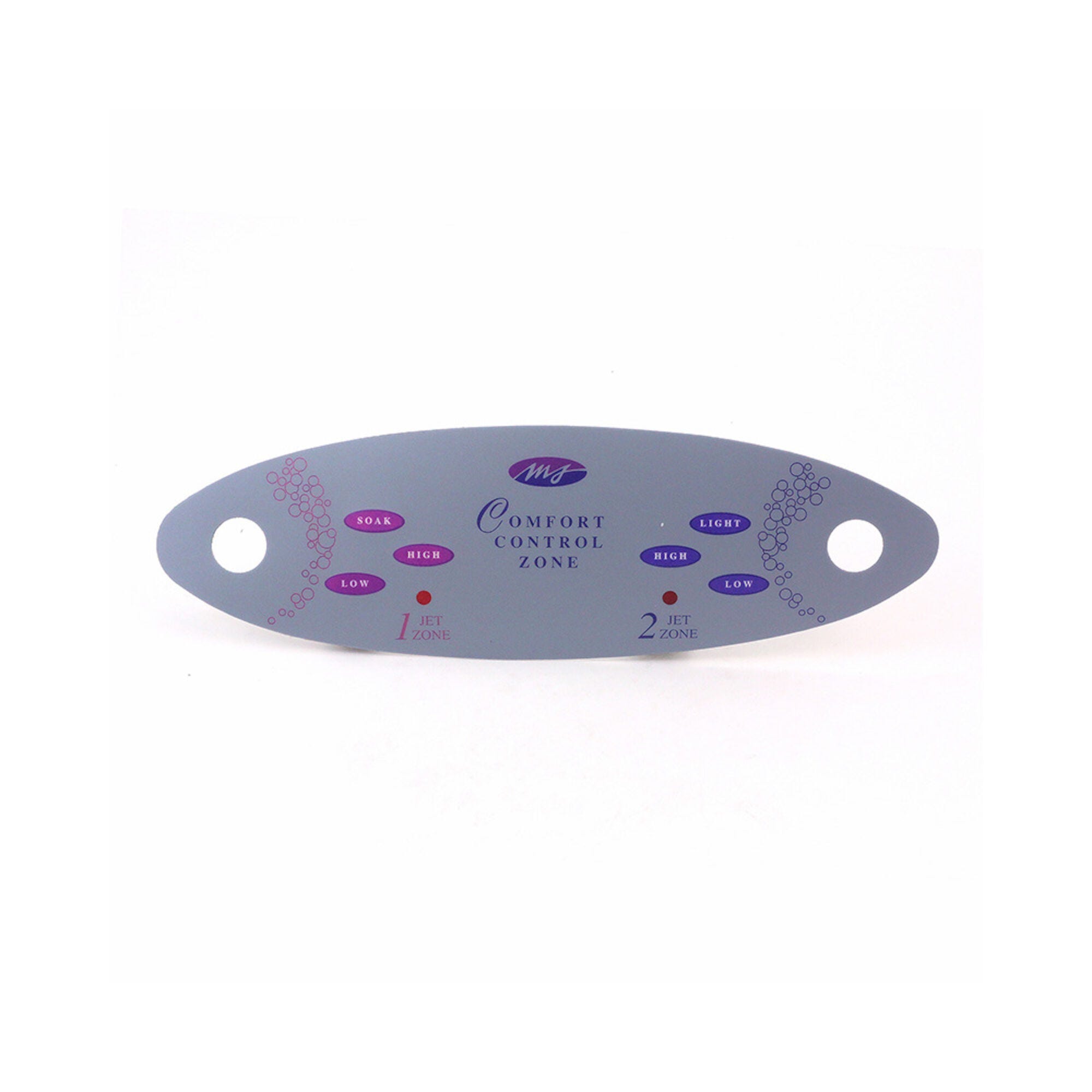 6 Button Marquis Spa MTSII Keypad Overlay 650-0461