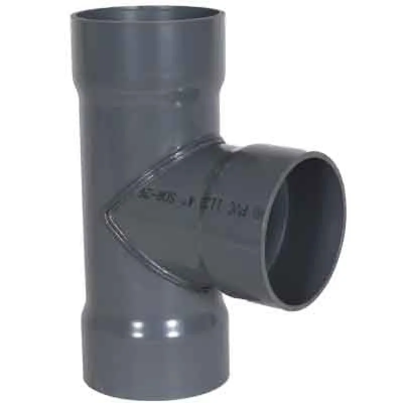 7" x 7" x 7" PVC Duct Tee 1034-T-07