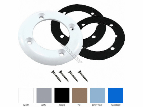 Custom Molded Products Vinyl Pool Return Faceplate - Gray | 25545-101-000