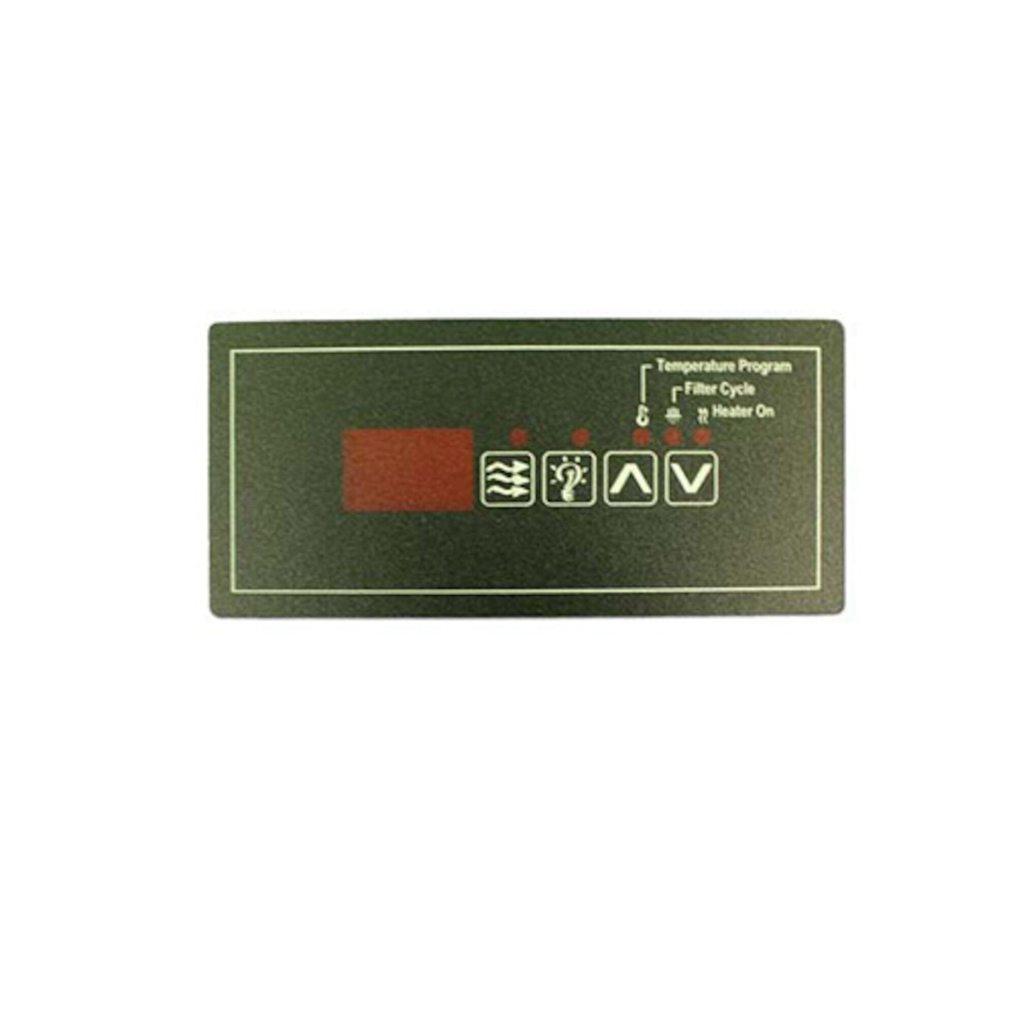 4 Button Hydro-Quip ECO Series Keypad Overlay 80-0207