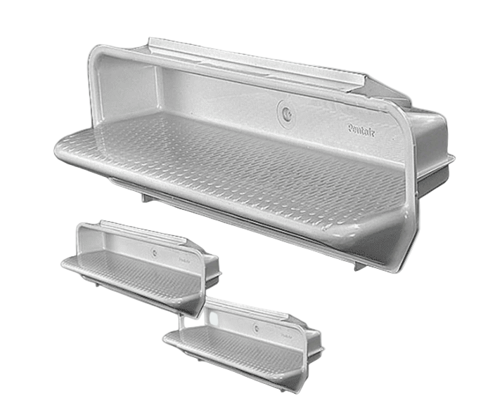 Pentair ABS Recessed White Steps (3 Pack)