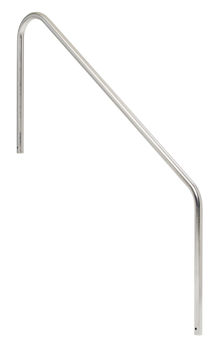 Stair Mounted 2-Bend 5 Foot Pool Hand Rail - 1.90 x .049 Inches