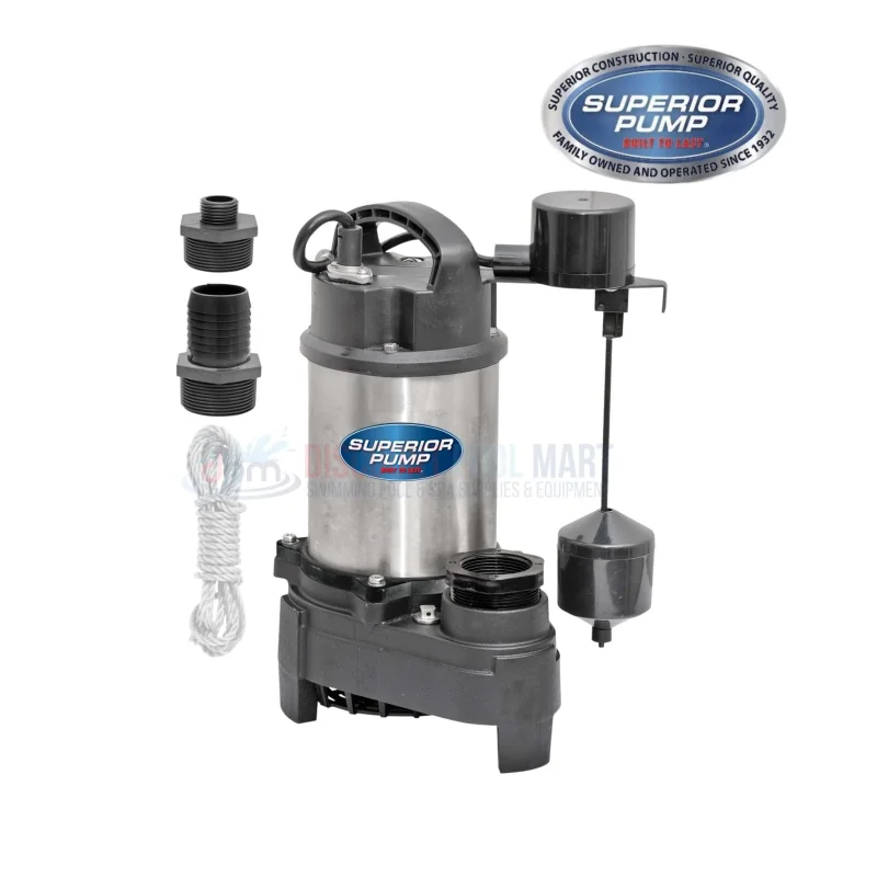 92159 | Superior Pump 1 HP 5160 GPH Submersible Sump Pump