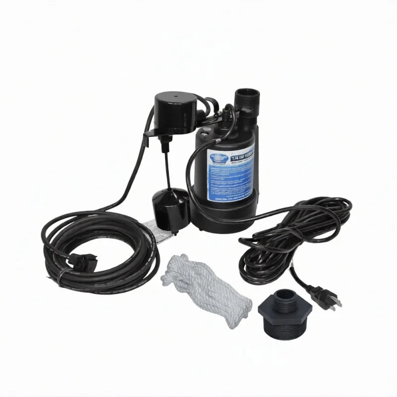 92269 Superior Pump 1/4 HP Thermoplastic Submersible Sump Pump | 1800 GPH