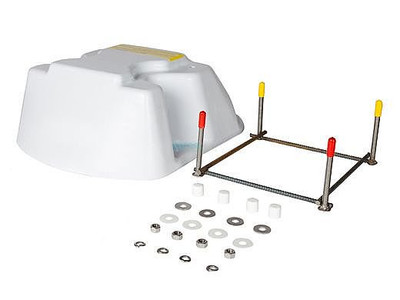 S.R. Smith Salt Pool Jump System Base Only, Radiant White, 69-209-62