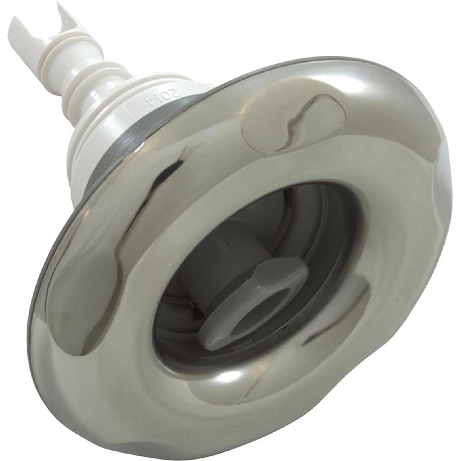 Jet Intl, WW Poly Storm, 4"fd, Roto, Smth Scalloped, SS/Gry, Thd