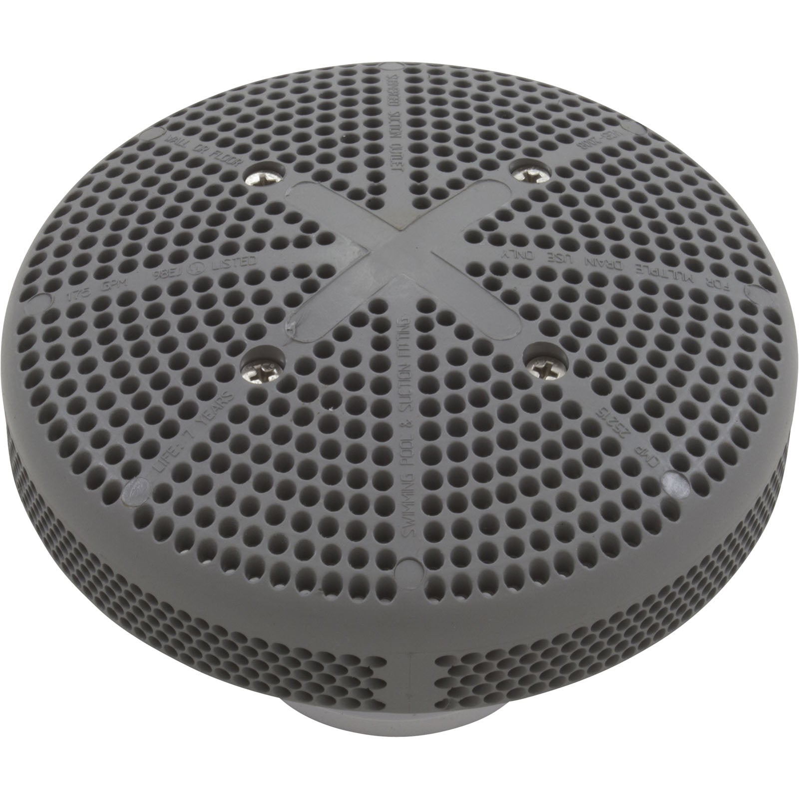 175 Gpm Fiberglass Pool Suction (Vgb) Gray
