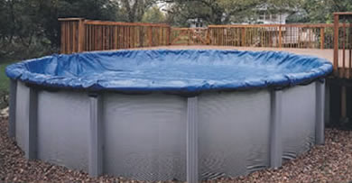 19' Winter Cover for 15' Round Pool 8 Yr. Navy