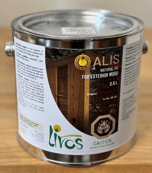 Leisurecraft - Livos Alis Sauna Stain - Bongossi