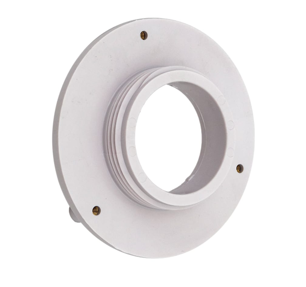 AquaStar 4" Retrofit Sumpless Bulkhead Fitting with 1.5" MPT, VGB Series, White