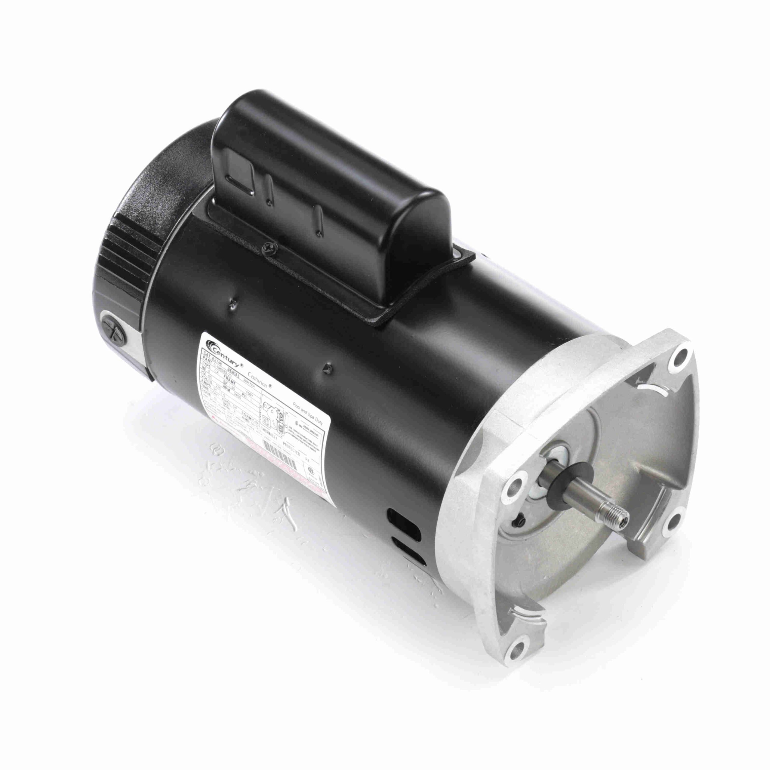 Century Square Flange Full-Rated Pool and Spa Pump Motor; 2 HP