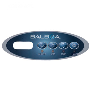 Balboa 4 Button Mini Oval Overlay for VL200, 11095