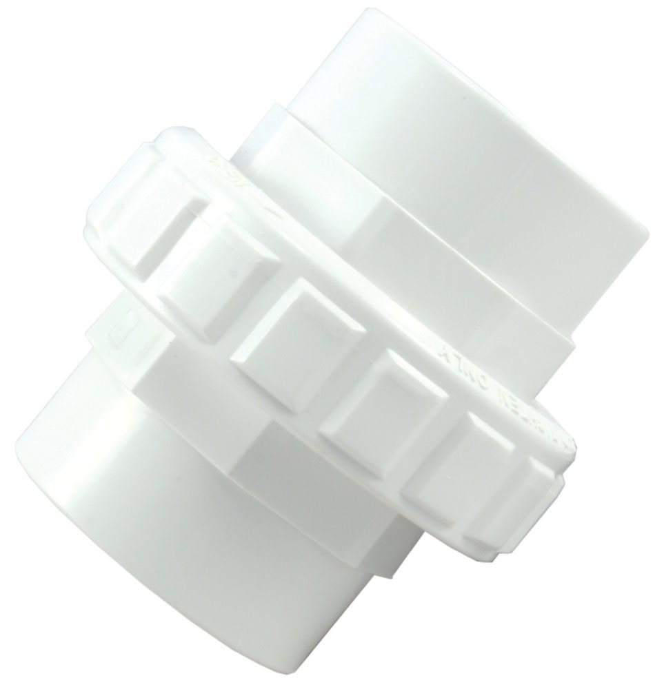 Custom Molded Products Union Fitting, 2" Slip x 2" Slip, Flush | 21053-200-000