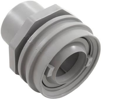 Custom Molded Products Eye Flush Mount Gunite Fitting, 1" Socket, Gray | 25555-001-000