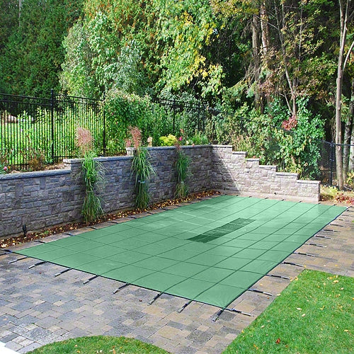 Yard Guard Aquamaster Safety Cover- 16' X 36' - Green