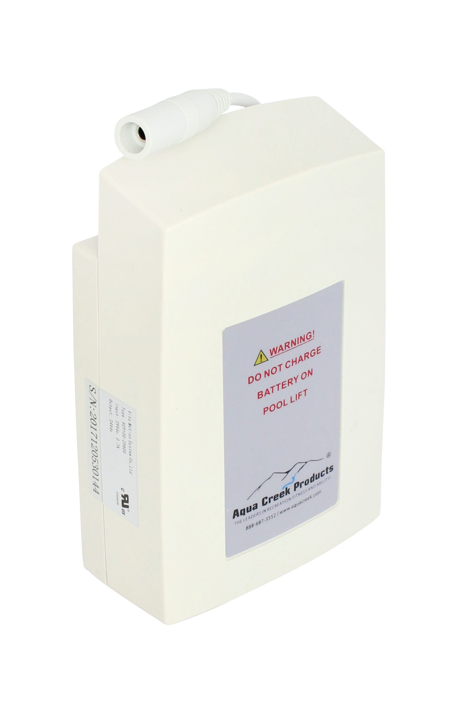Aqua Creek 24V Vito Rechargeable Battery