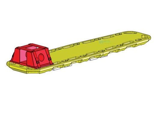 Aqua Creek Spine Board Attachment, F-734RSA