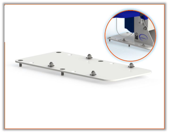 Aqua Creek Standard Ranger/Admiral Base Extension Plate, F-PPEBP