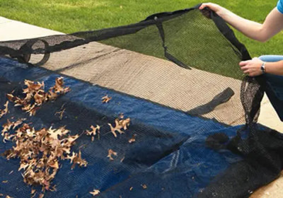 Cool Covers 16' x 32' Rectangle In-Ground Leaf Guard, LN2137I